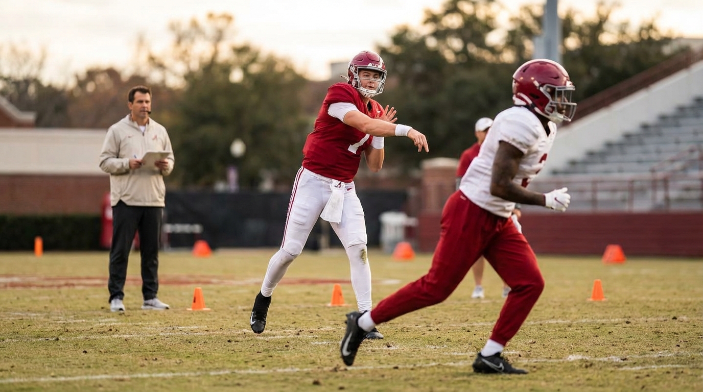 Alabama Pro Day practice