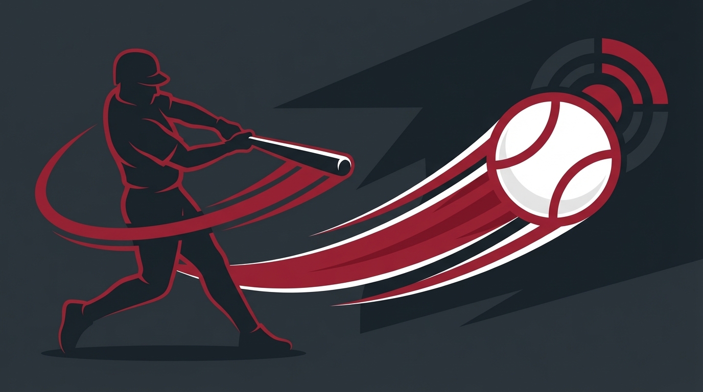 Arkansas baseball momentum illustration