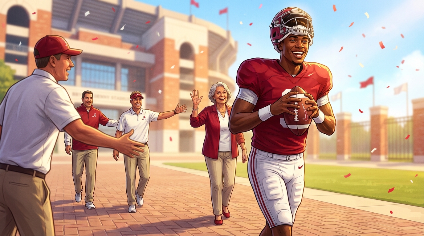 Deshawn Hall visit at Tuscaloosa