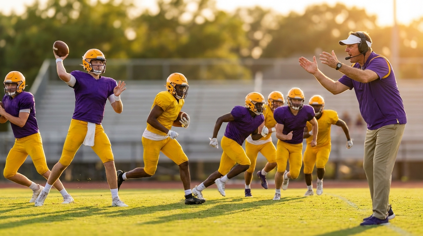 LSU spring practice energy