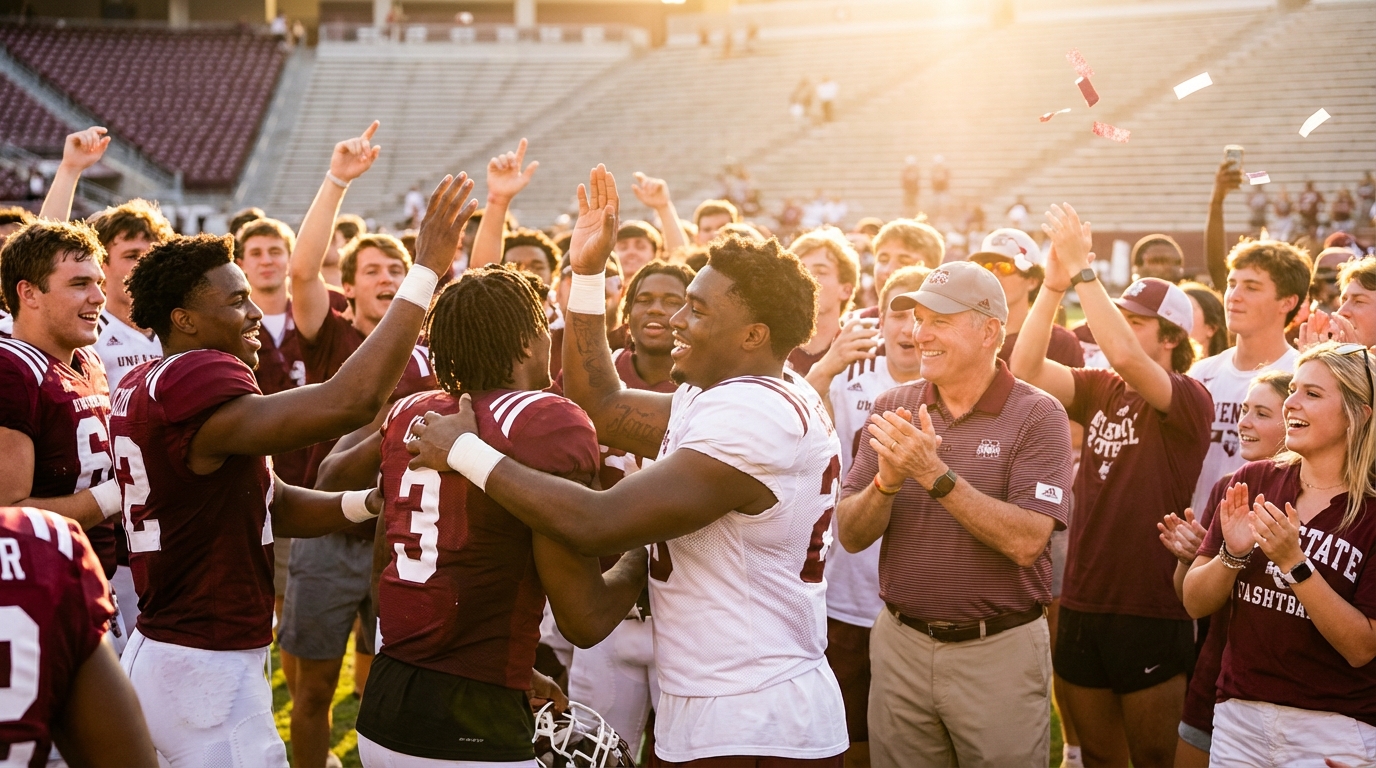 Aggies recruits celebrating signing day