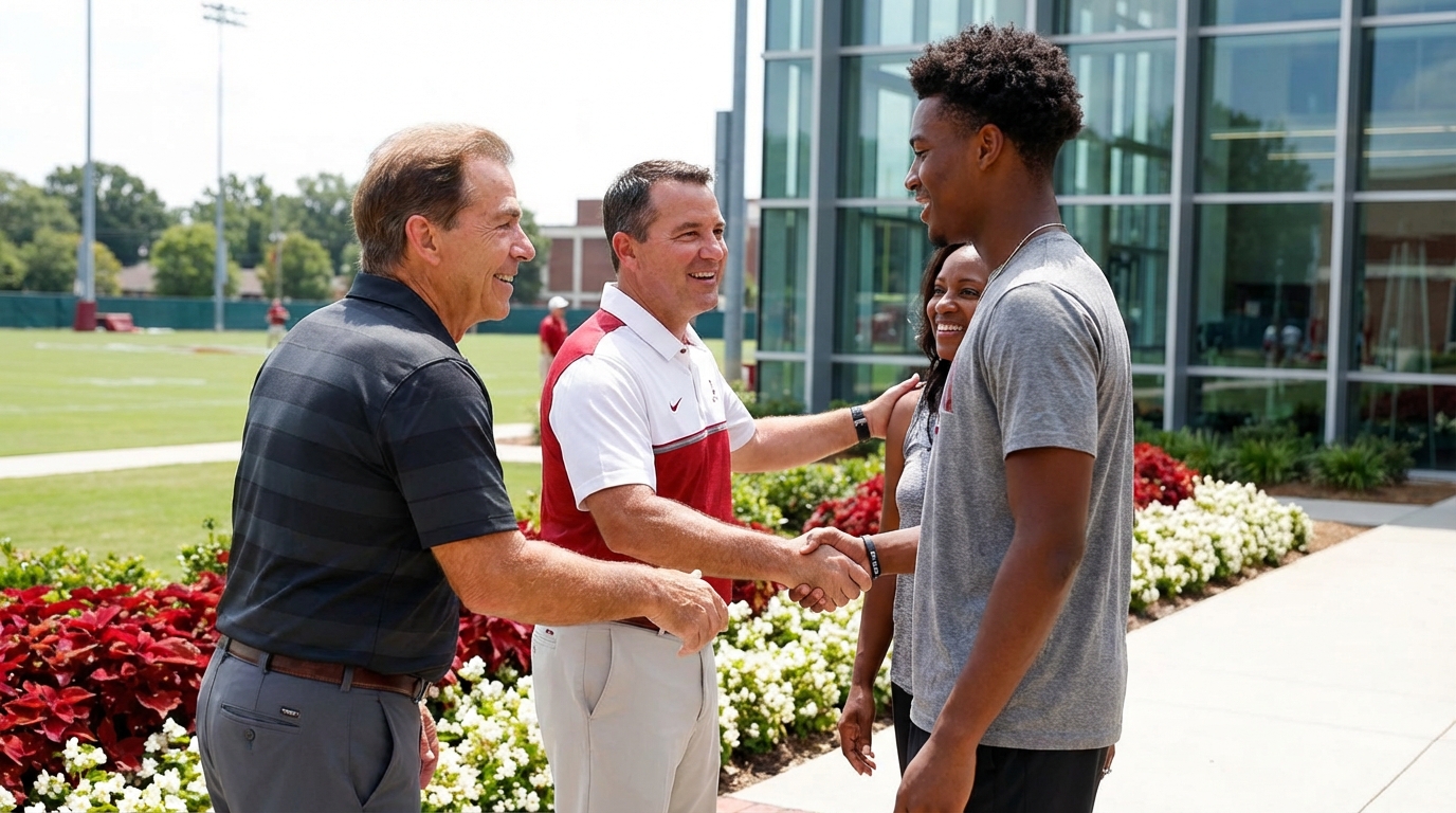 Alabama recruiting visit with warm welcomes