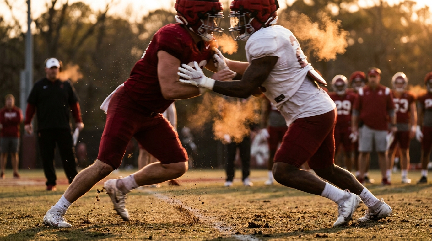 Alabama spring camp intensity