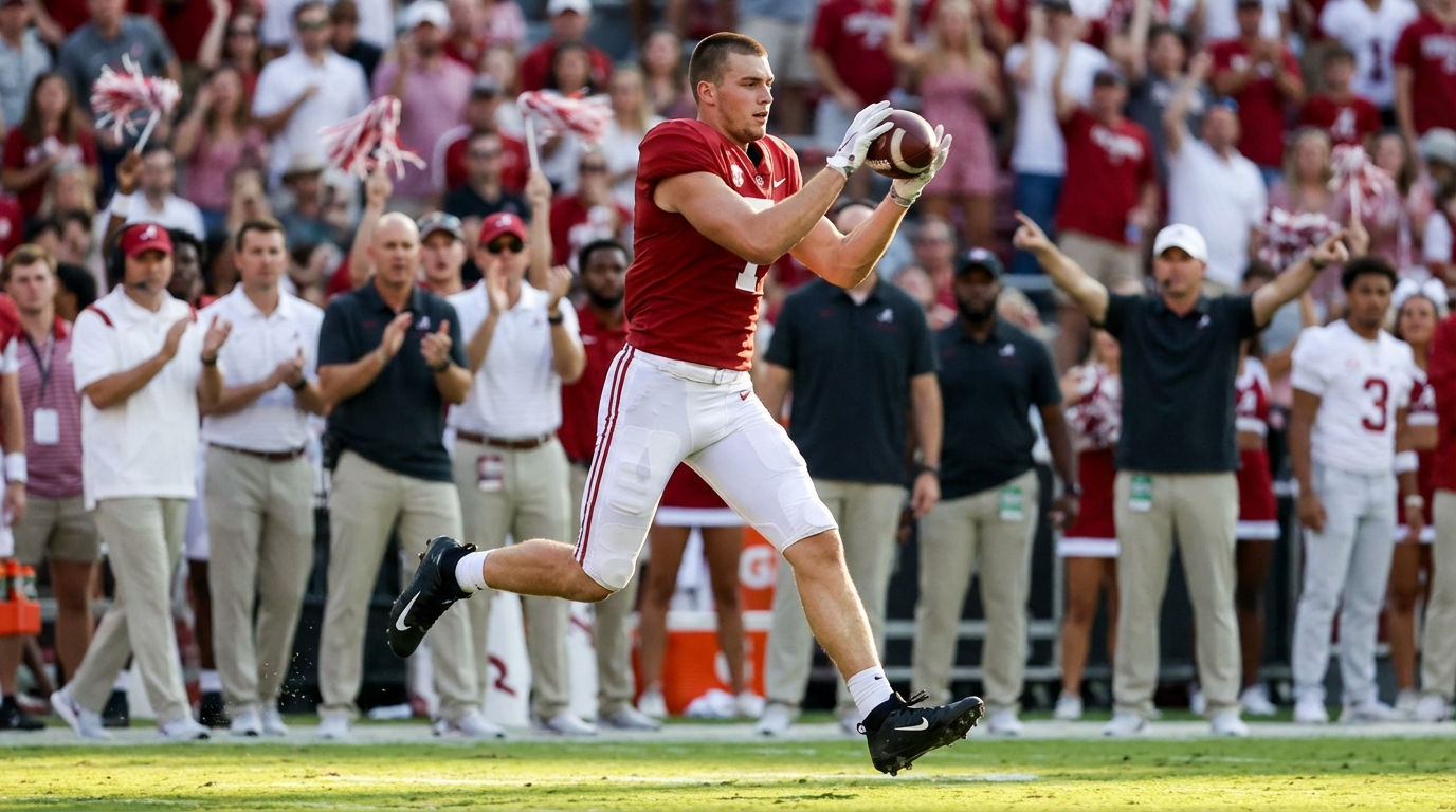 Braxton Salster at A-Day