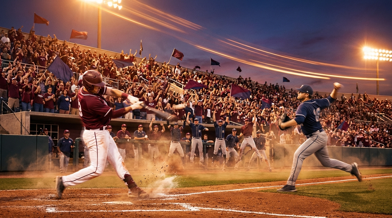 College baseball energy scene
