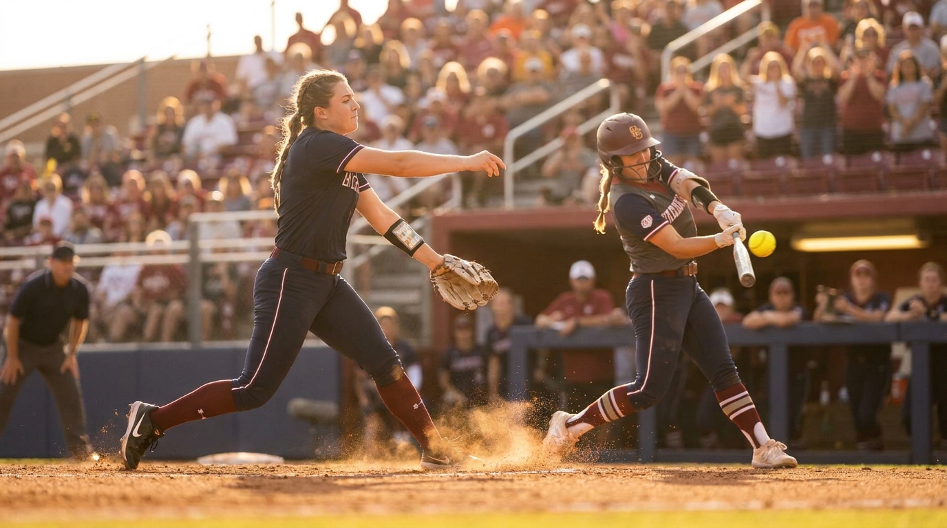 college softball intensity