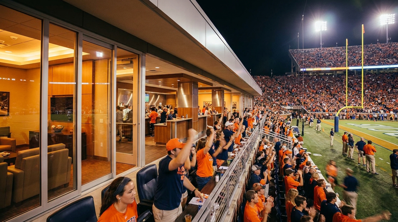 Kick-Six Field Suites at field level