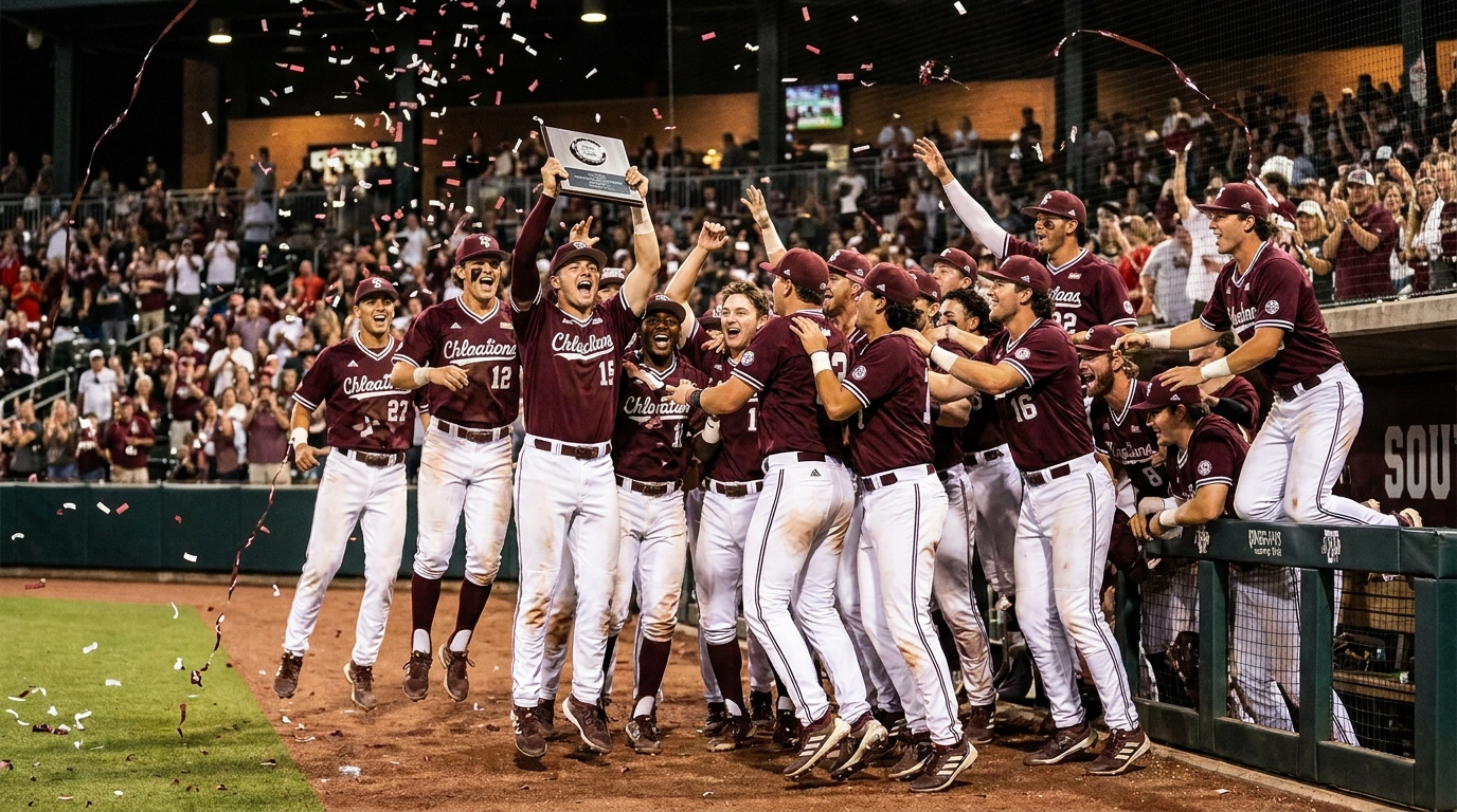 Texas A&M Aggies celebrating postseason honors