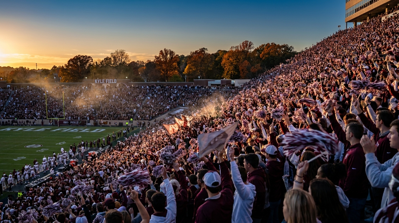 Kyle Field November atmosphere