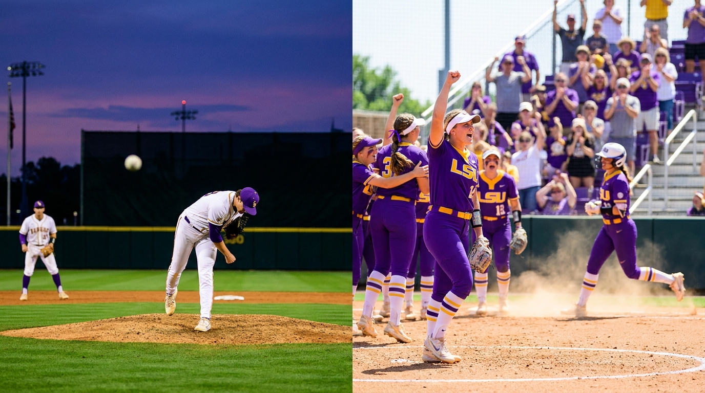 LSU diamonds contrast