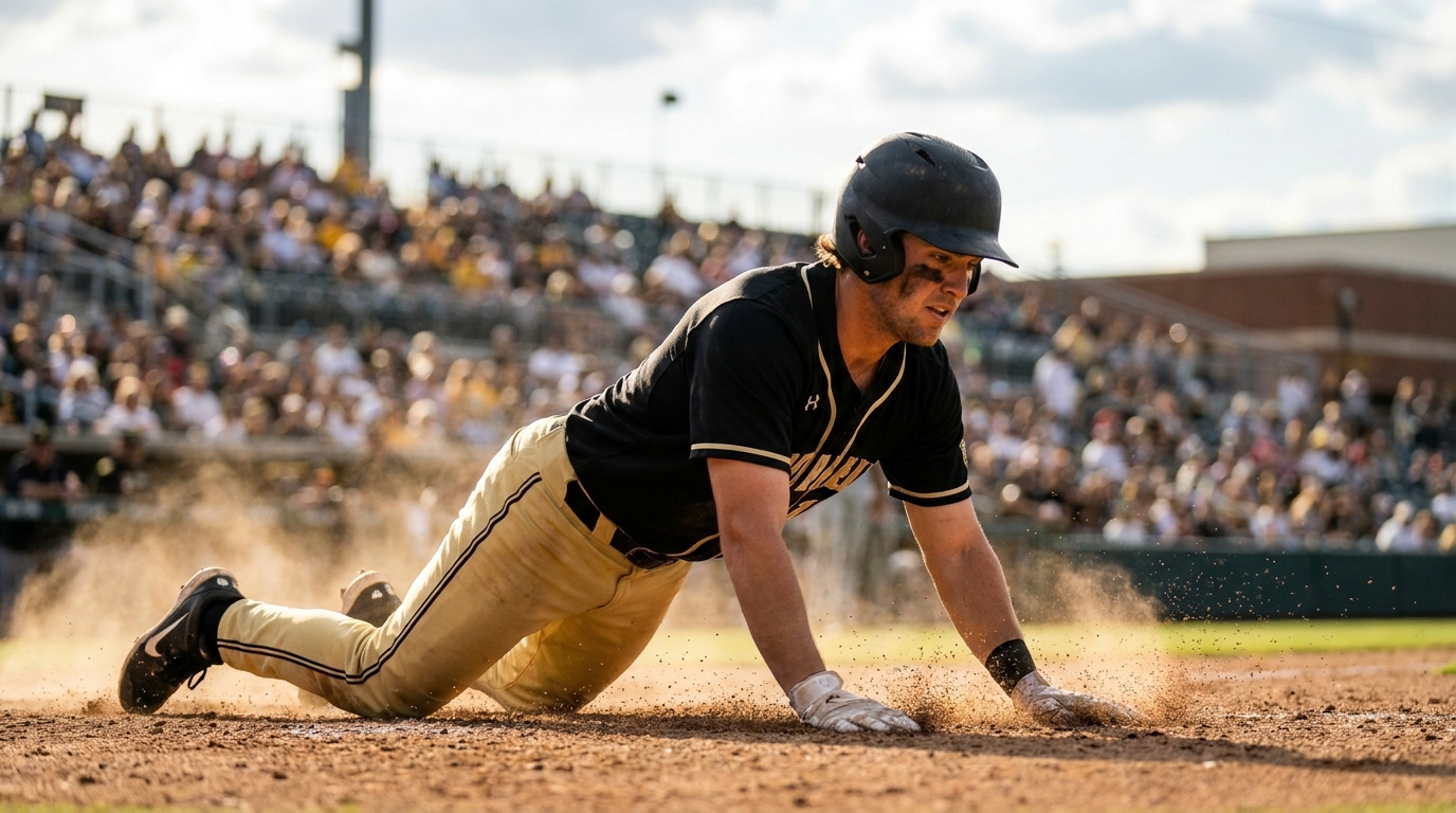 Missouri Tigers player mid-action