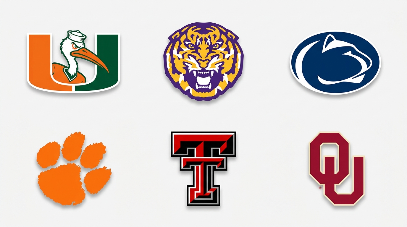 Power 4 teams collage