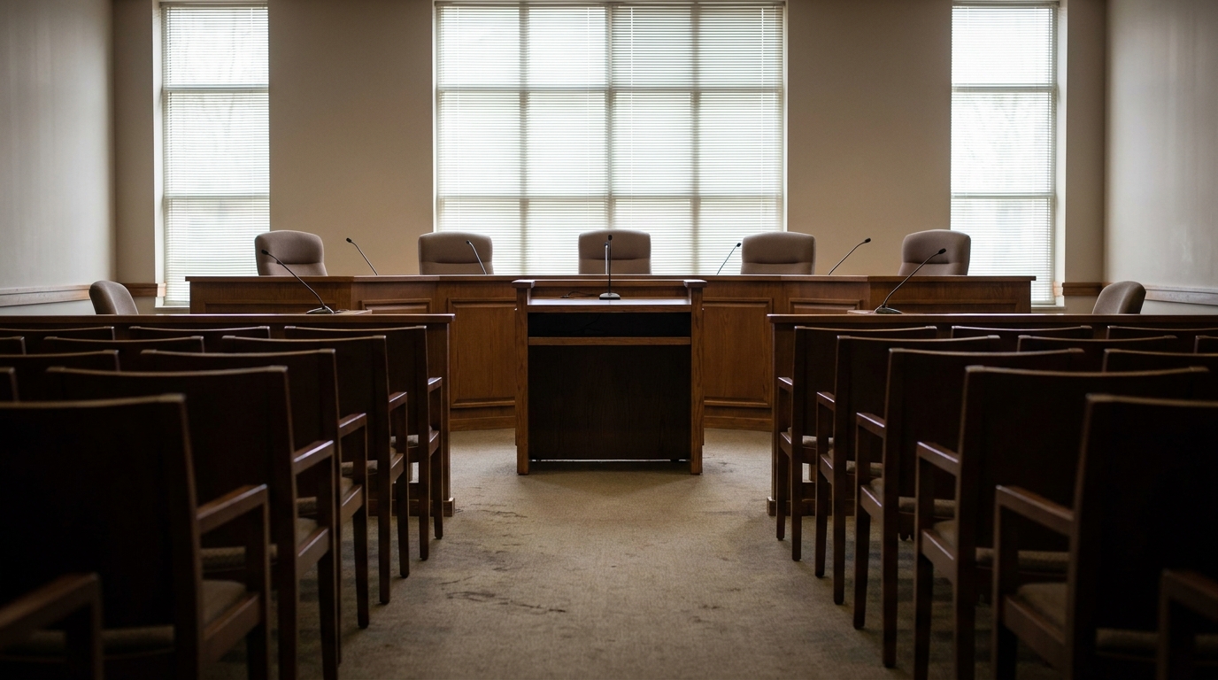 Parole board hearing room exterior