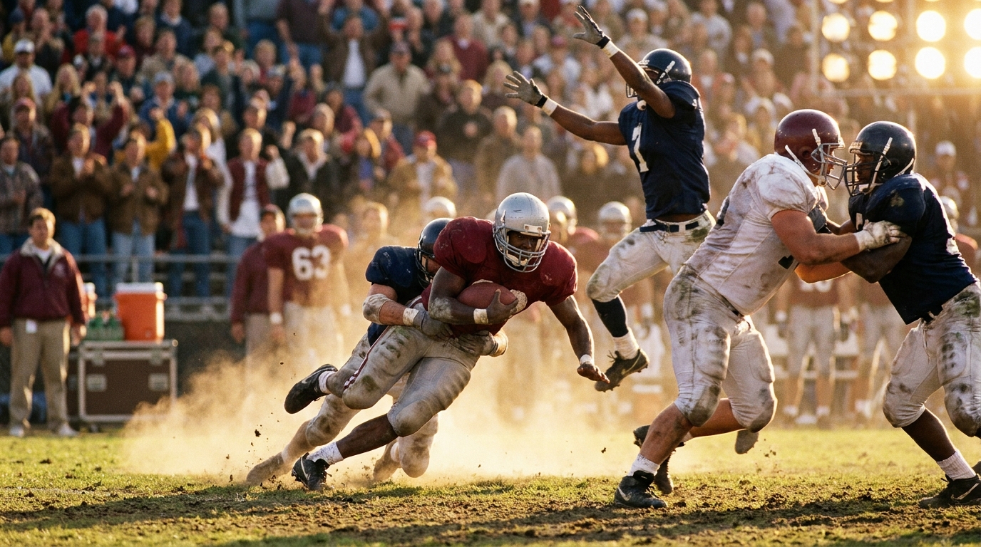 1990s college football action