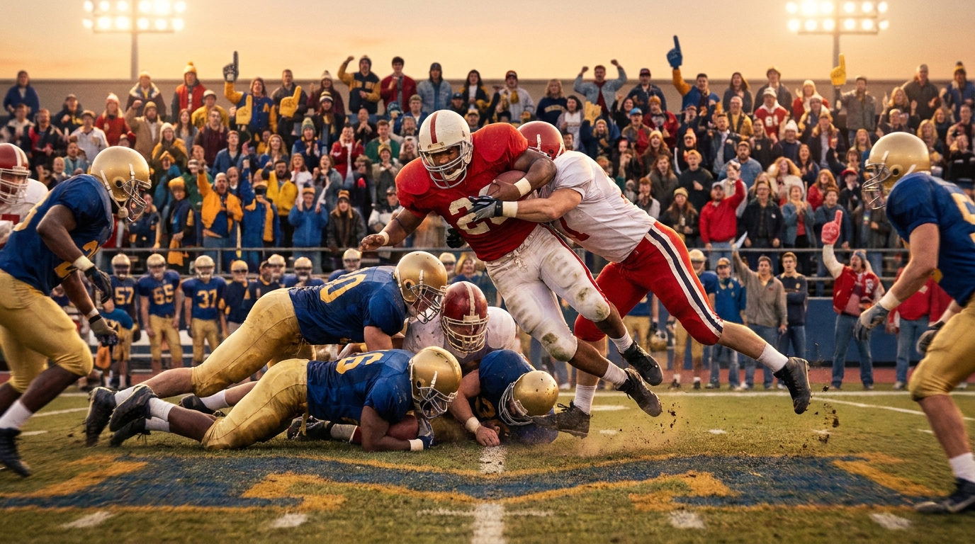 1990s college football action