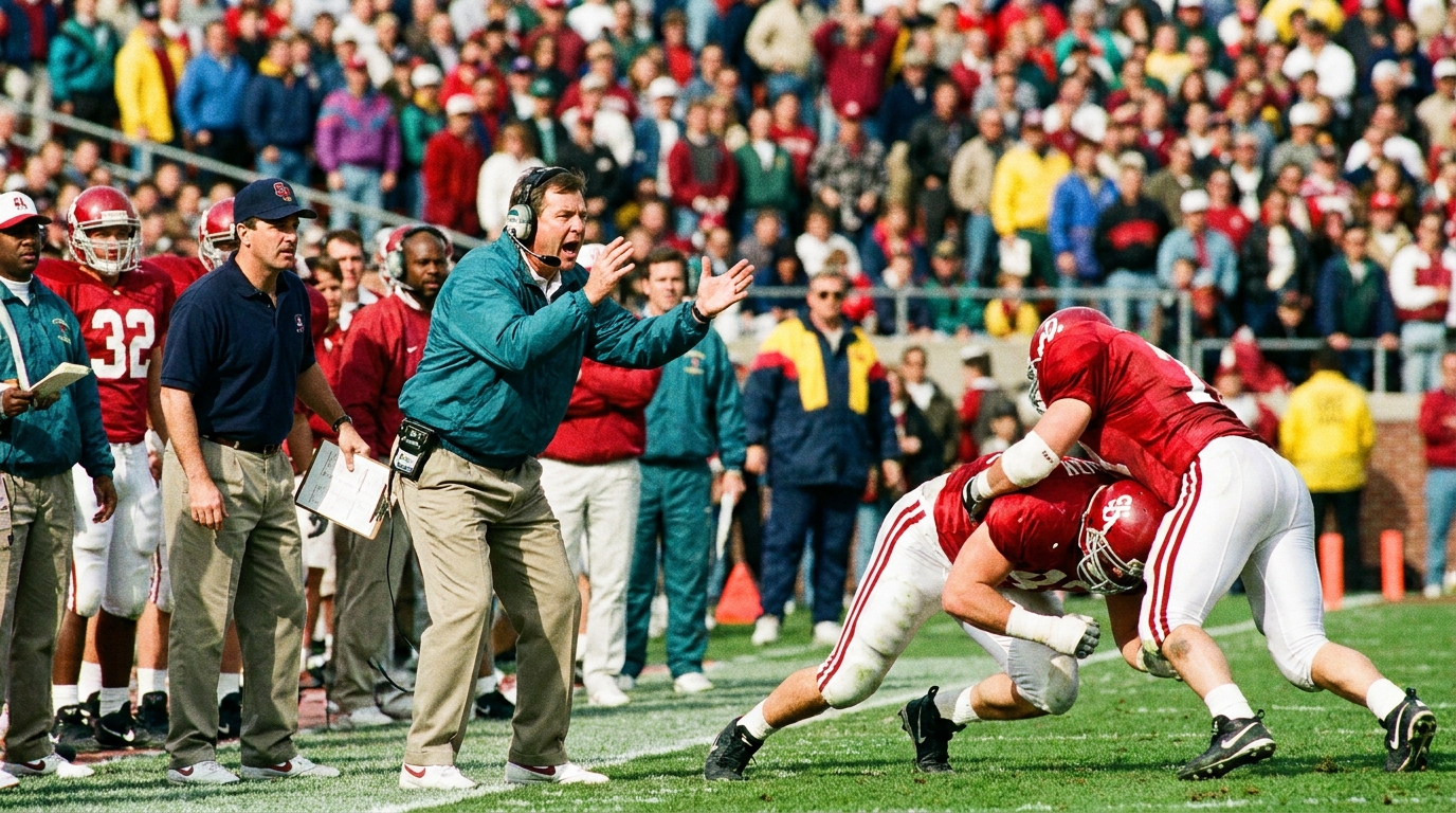1990s sideline and field action