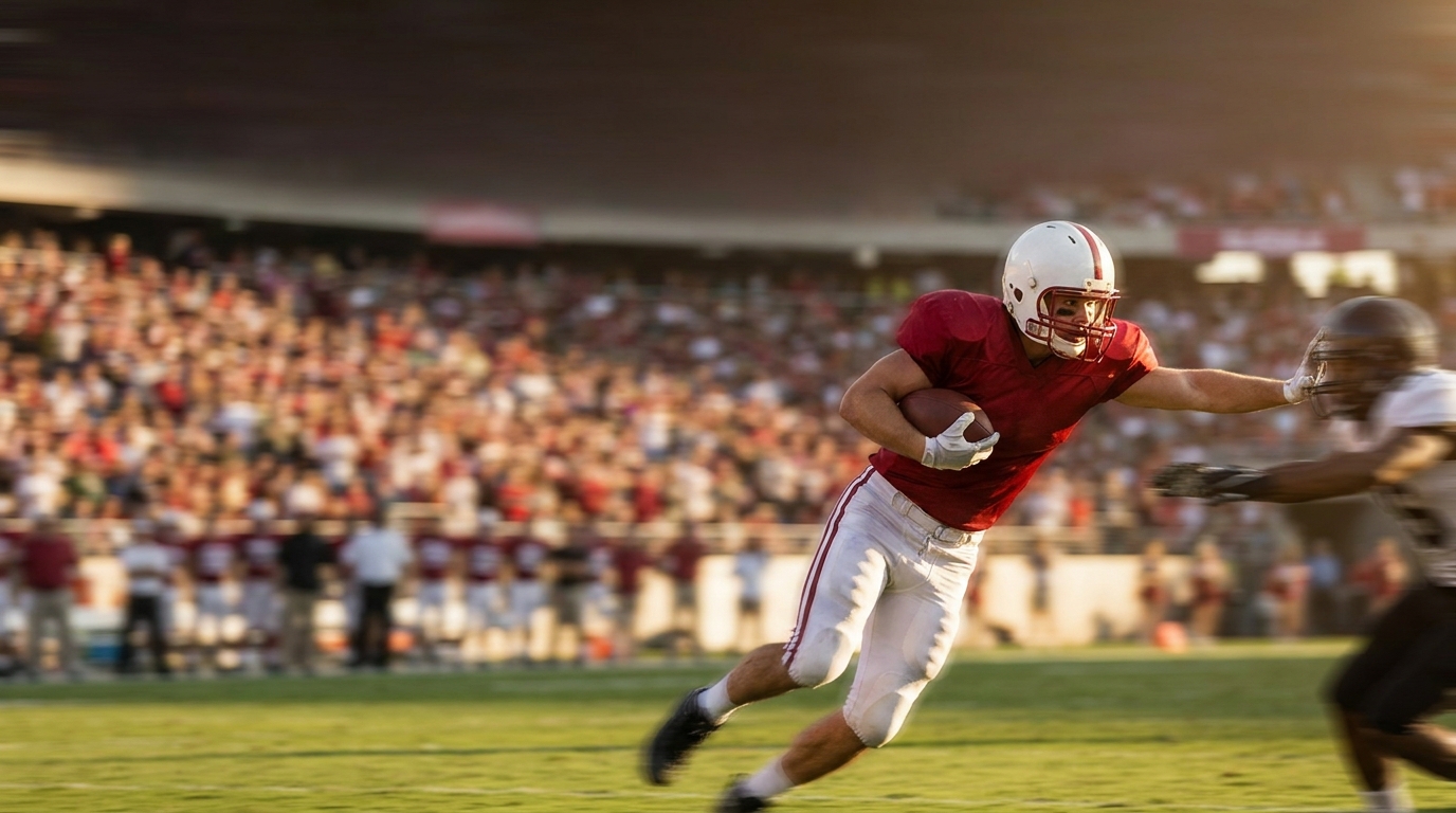 Alabama player in action