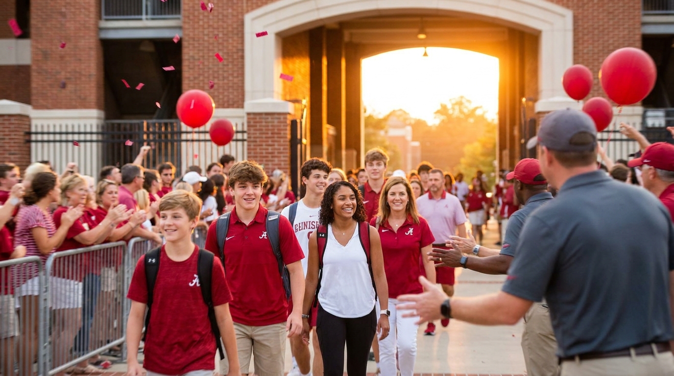 Alabama recruiting atmosphere
