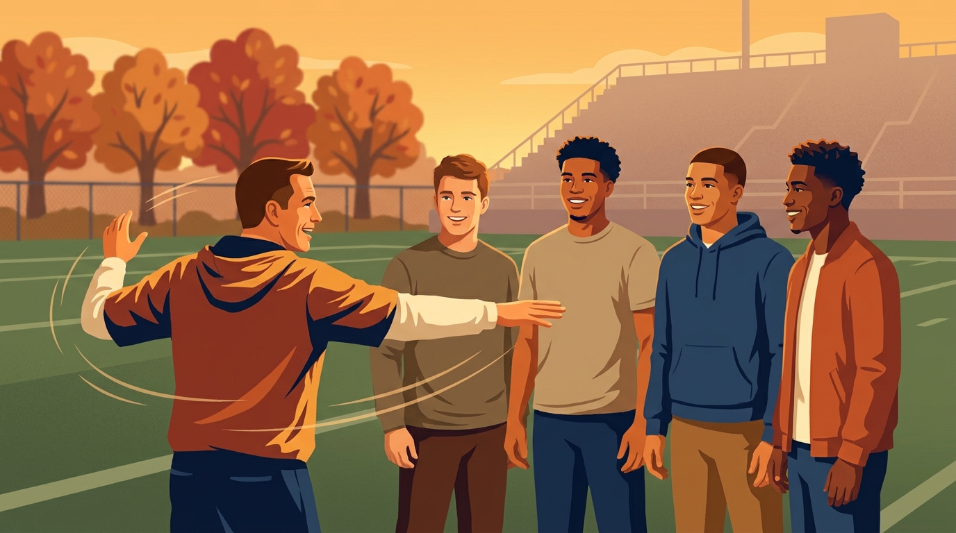 Auburn recruiting energy illustration