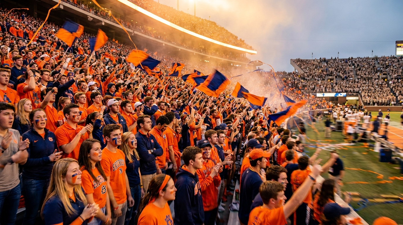 Auburn rivalry stadium atmosphere