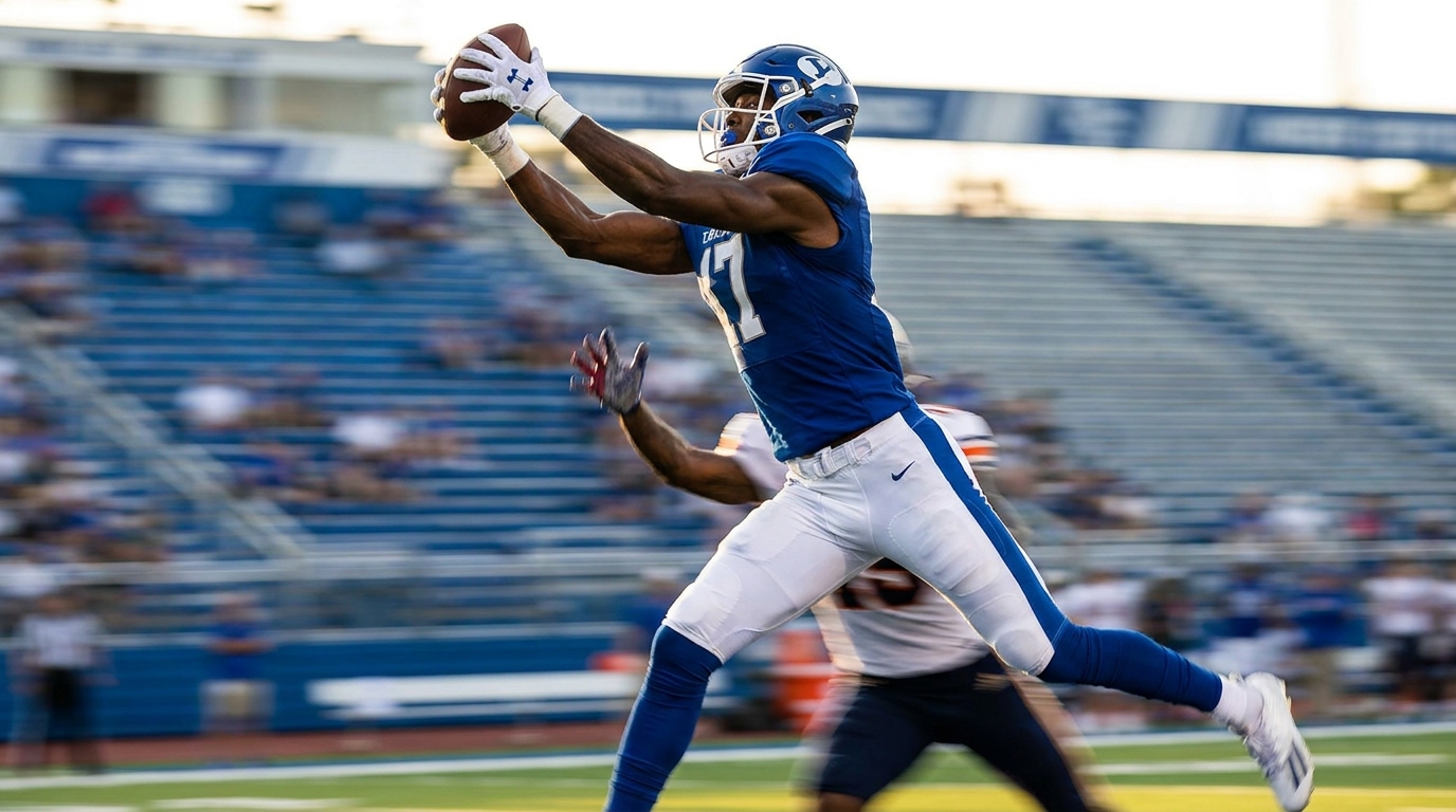 Austin Coles high-flying deep threat action