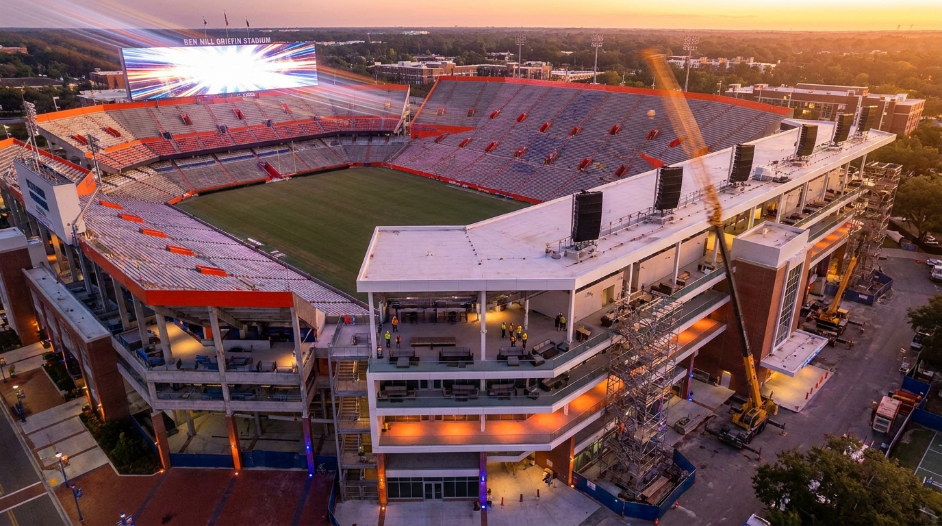 Ben Hill Griffin Stadium renovation visual