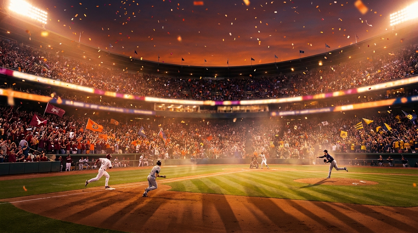 College World Series atmosphere