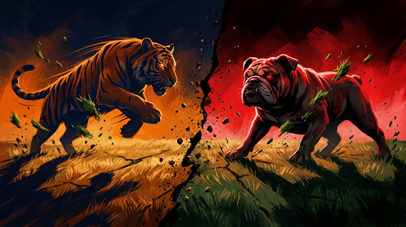 Deep South rivalry illustration