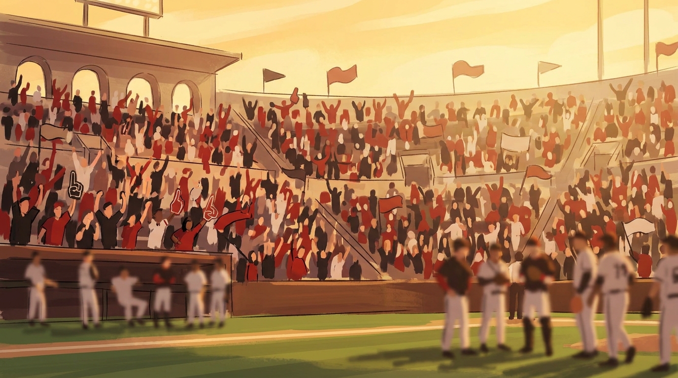 Packed Foley Field crowd at the NCAA Athens Super Regional