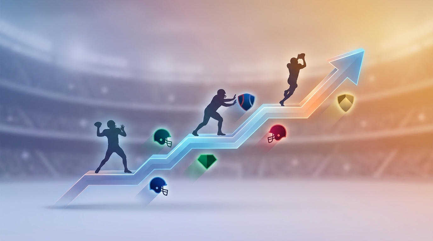 Football future power dynamics illustration