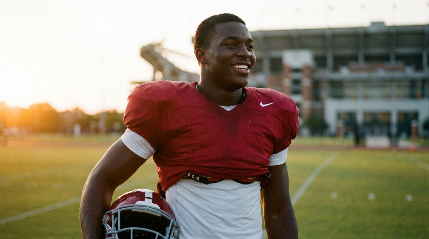 Jeremiah Beverly in Alabama jersey