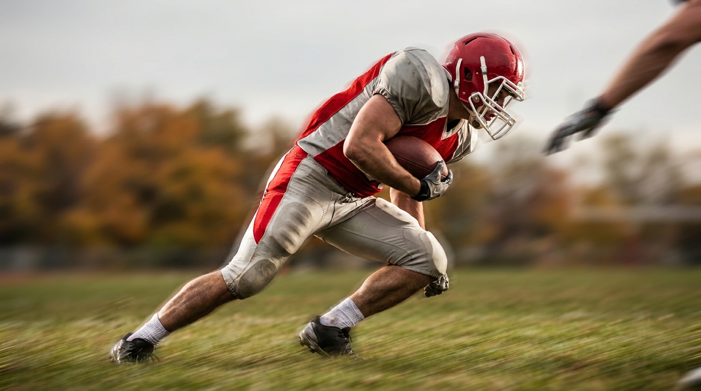 Jeremiah Dent running back in action