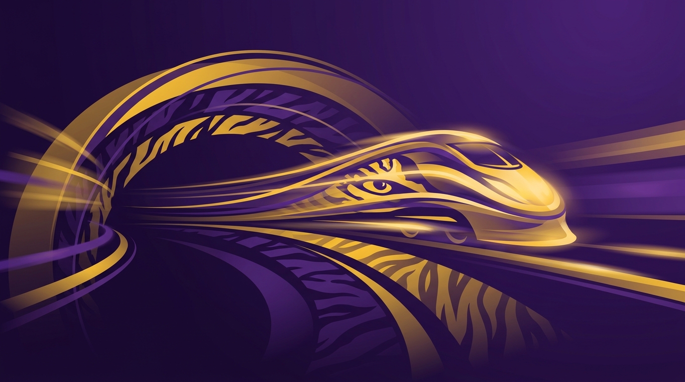 LSU Lane Train momentum visual
