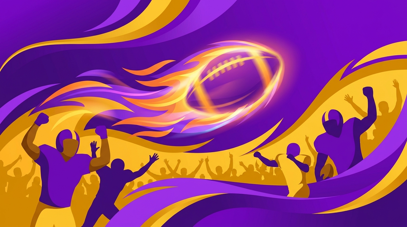 LSU recruiting surge - vibrant illustration