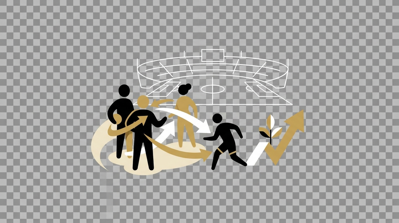 Abstract illustration of Missouri Tigers team dynamics and coaching changes