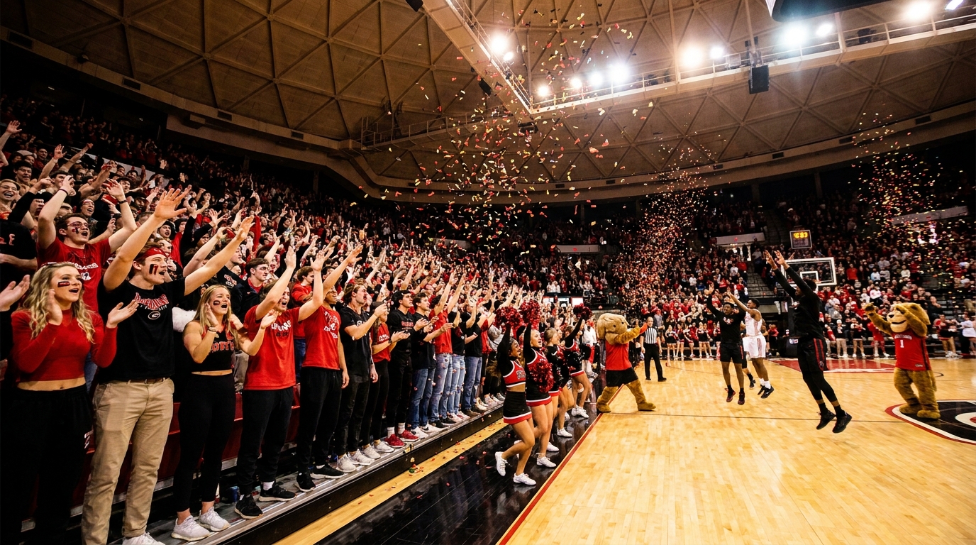 Stegeman Coliseum game night atmosphere