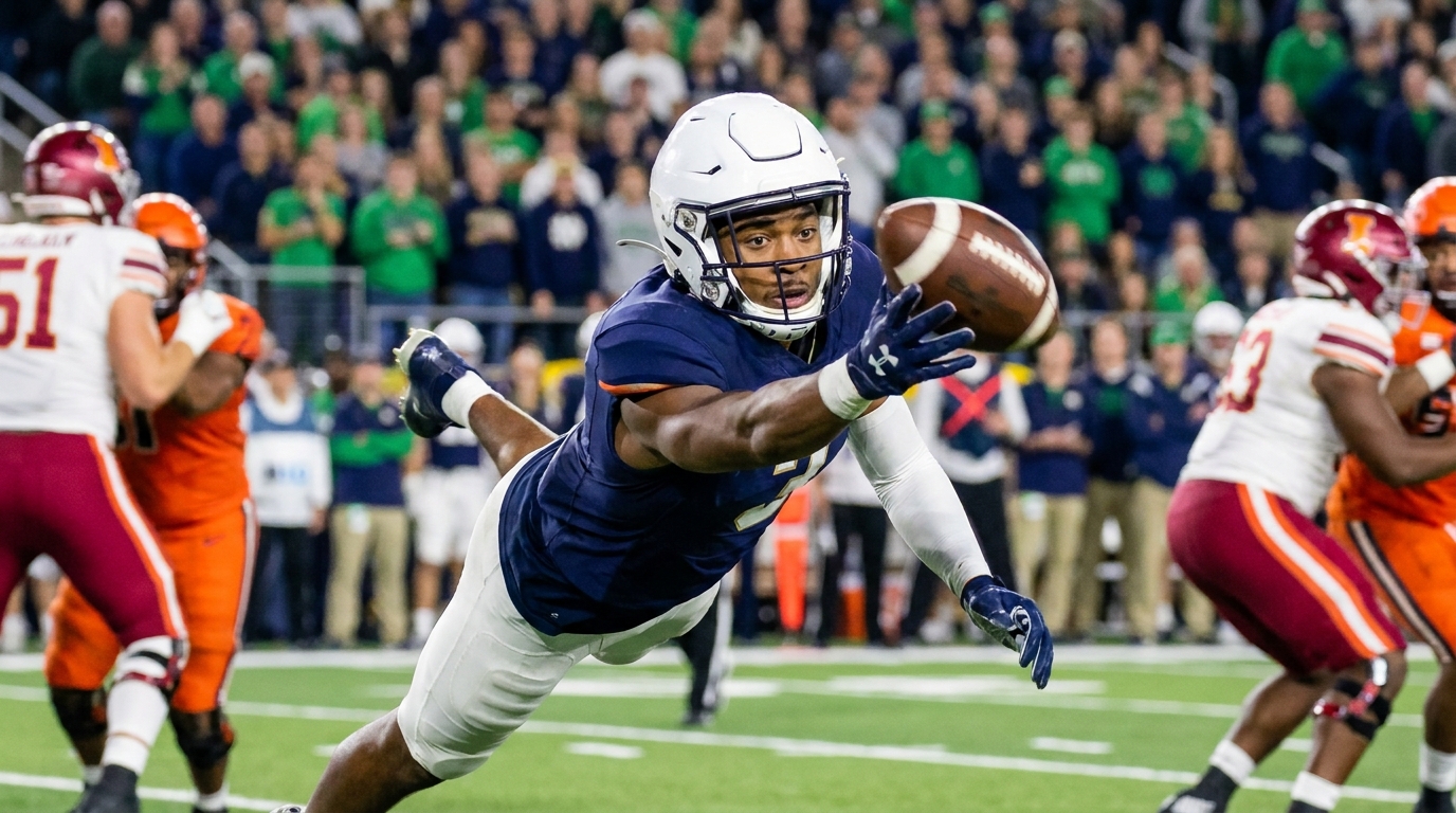 Tu’upo leaping to intercept a pass, Tu’upo defensive back recruitment, four-star defensive back in action