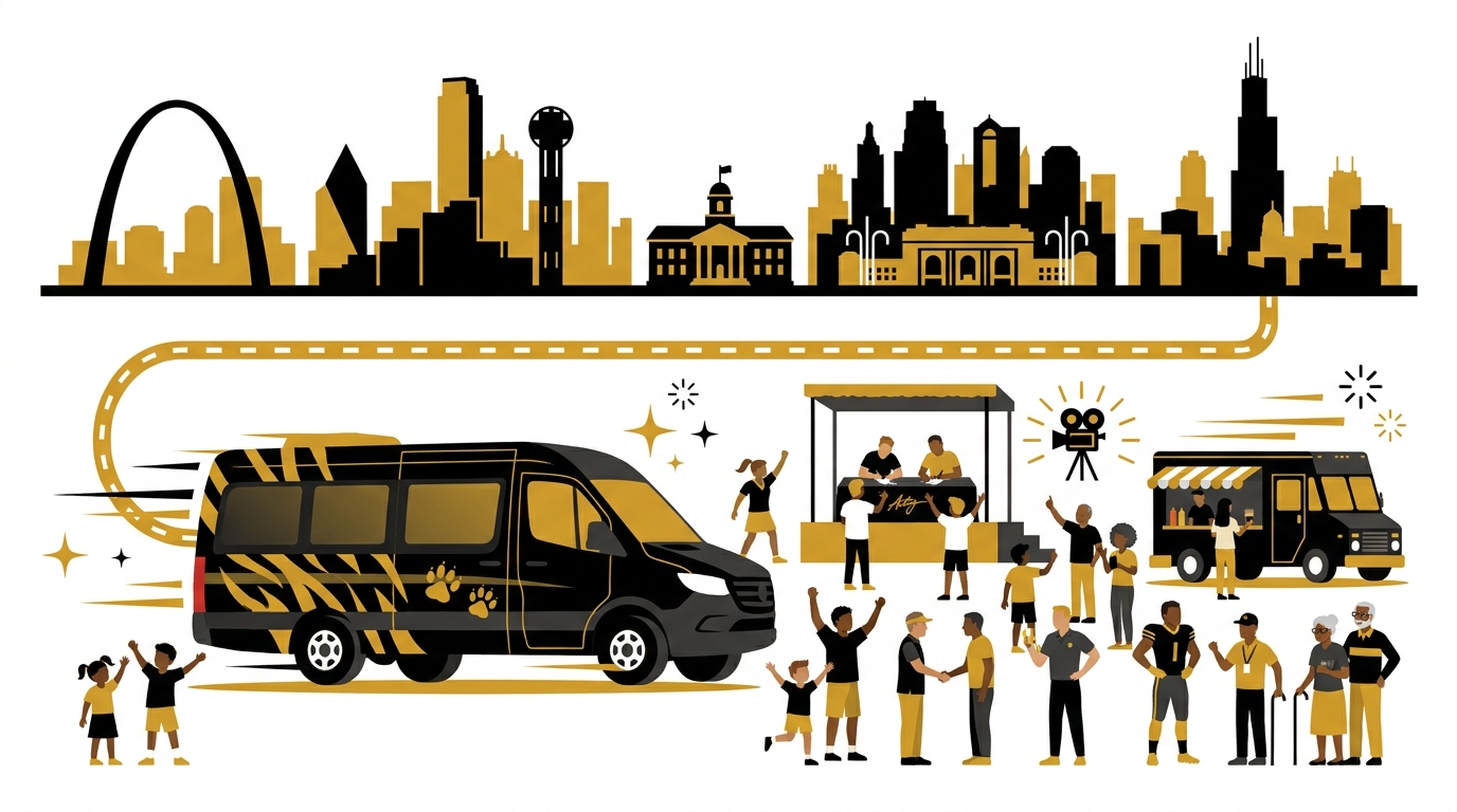ZOU to YOU tour illustration