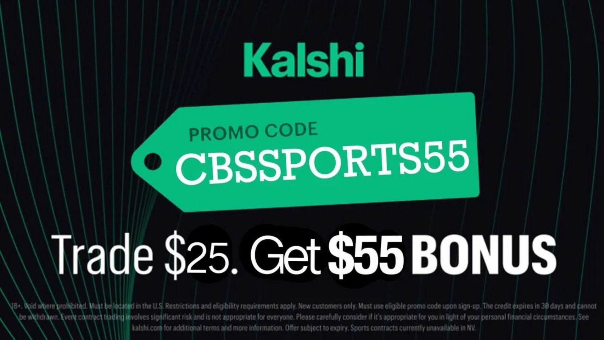 Kalshi Promo Code CBSSPORTS55: What the $55 Offer Requires