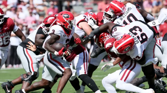 Nate Frazier Injury Status: Georgia RB Remains Questionable