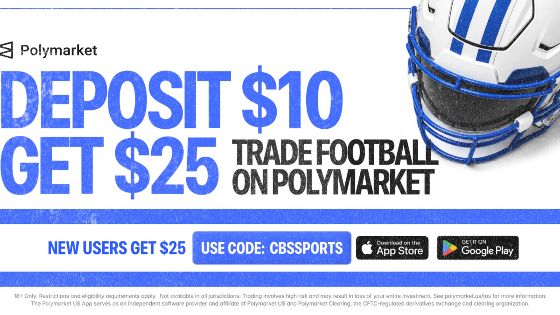 Polymarket Promo Code CBSSPORTS: $25 Bonus Terms Update