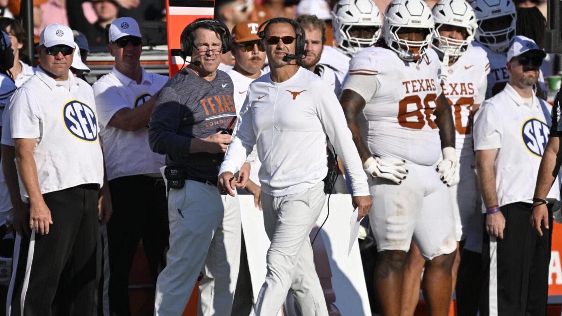 Steve Sarkisian Keeps Texas Play-Calling Duties After Oklahoma Loss
